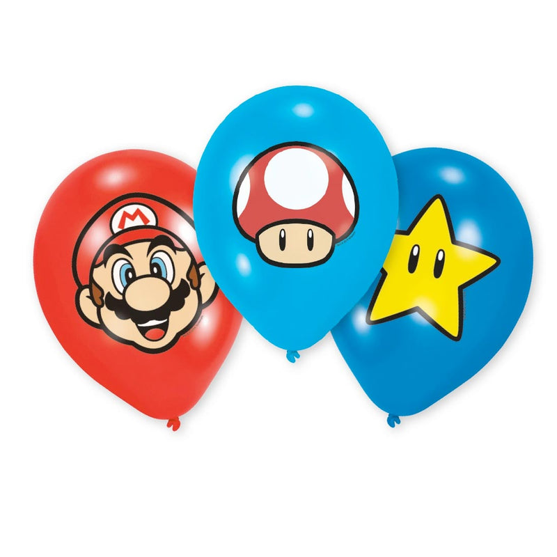 Load image into Gallery viewer, Super mario Super Mario Latex Ballonnen, 6st.
