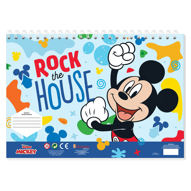 Load image into Gallery viewer, Mickey mouse Mickey Mouse Kleurplaten met Stencil en Stickervel