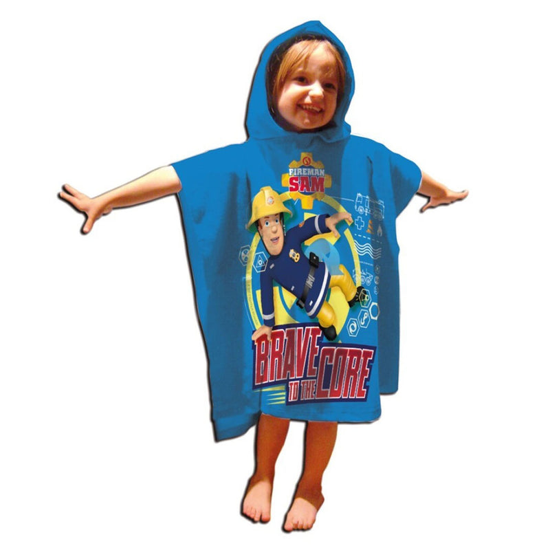 Load image into Gallery viewer, Brandweerman sam Handdoek Poncho, 60x120cm
