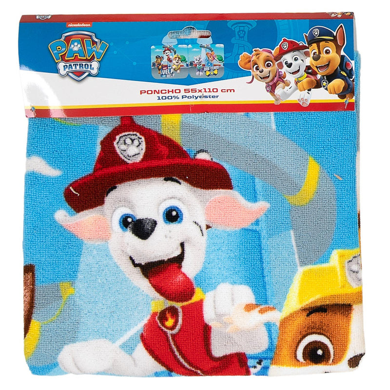 Load image into Gallery viewer, Paw patrol poncho 100% polyester 55x110cm