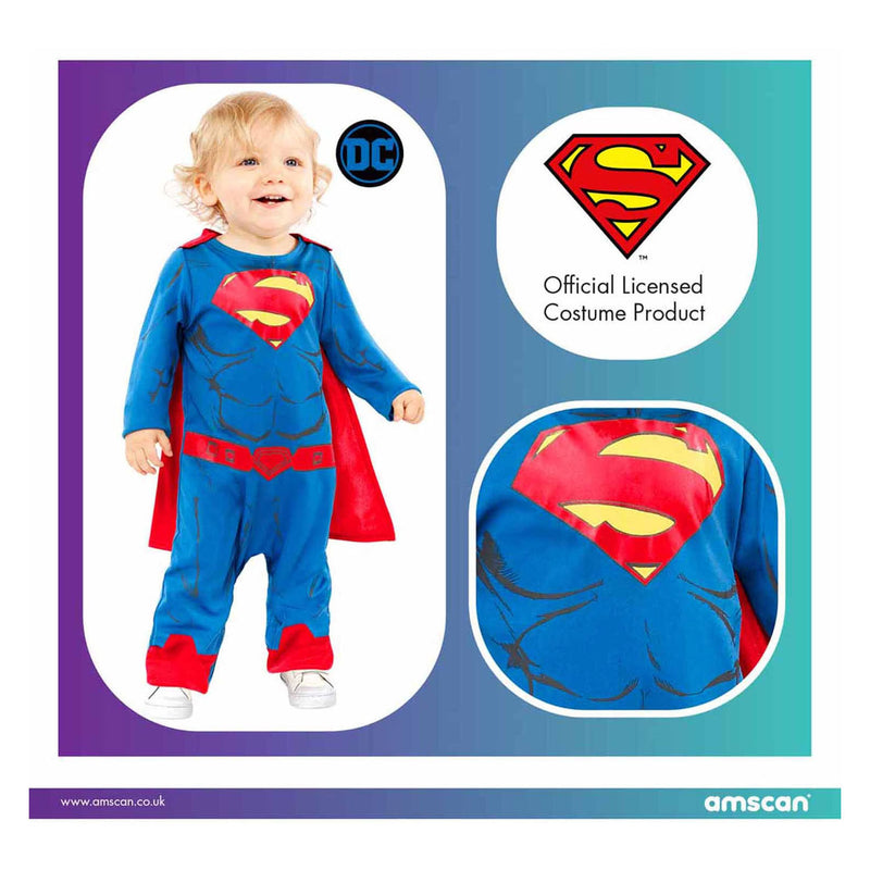 Laden Sie das Bild in Galerie -Viewer, Kinderkostuum superman, 2-3j.