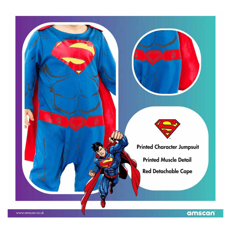Laden Sie das Bild in Galerie -Viewer, Kinderkostuum superman, 2-3j.