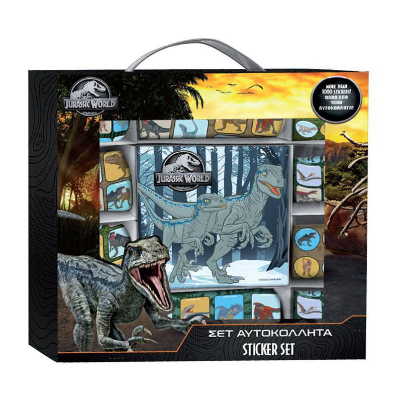 Laden Sie das Bild in Galerie -Viewer, Stickerset jurassic world, 1000dlg.