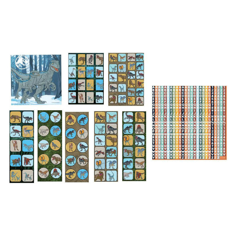 Laden Sie das Bild in Galerie -Viewer, Stickerset jurassic world, 1000dlg.