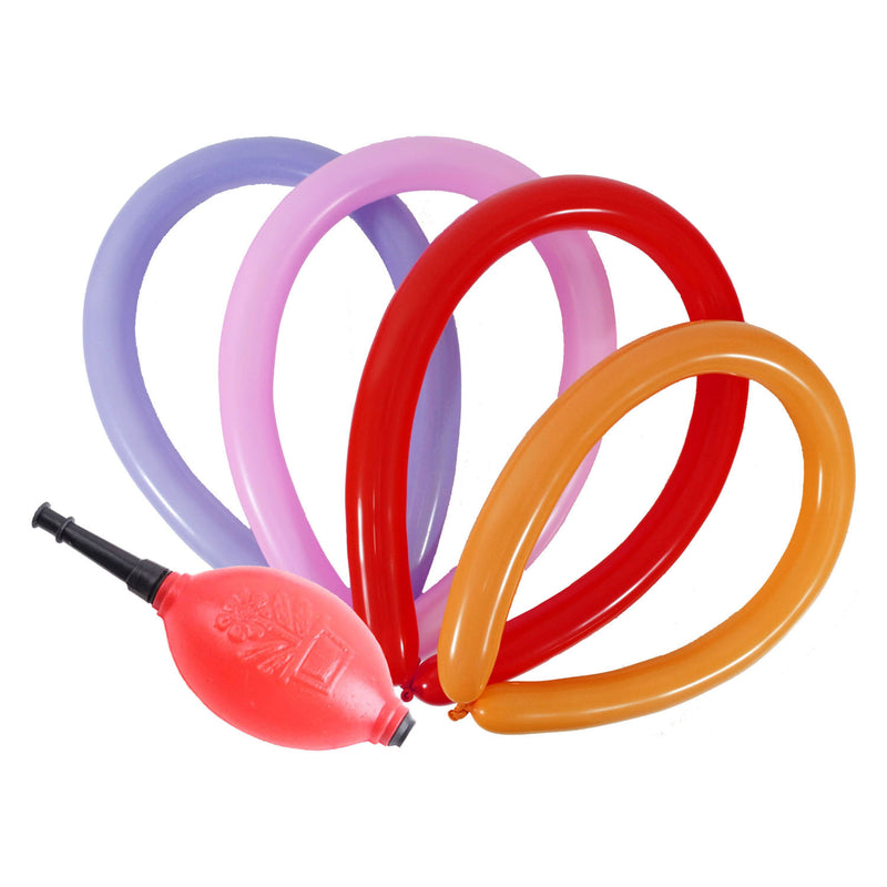 Load image into Gallery viewer, Ty par stars ballonpomp met 12 modelleerballonen