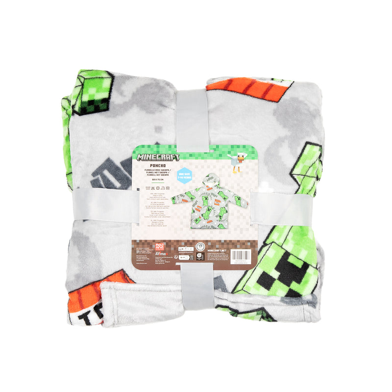 Load image into Gallery viewer, Minecraft kinder fleece hoodie deken trui, 7-14 jaar