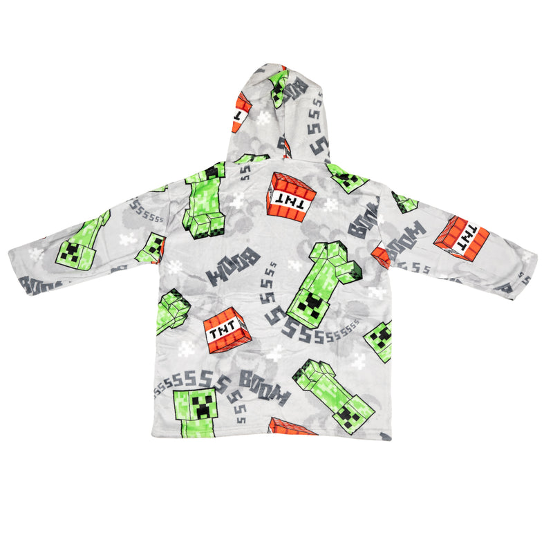Load image into Gallery viewer, Minecraft kinder fleece hoodie deken trui, 7-14 jaar