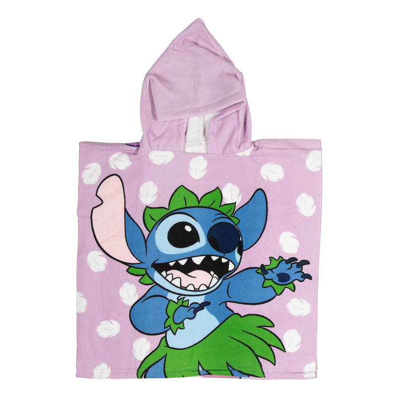 Laden Sie das Bild in Galerie -Viewer, Puch handdoek poncho stitch lila 55x110cm
