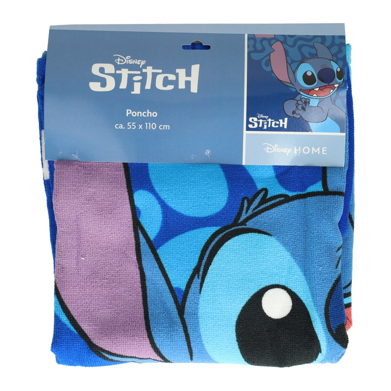 Load image into Gallery viewer, Puch handdoek poncho stitch blauw 55x110cm