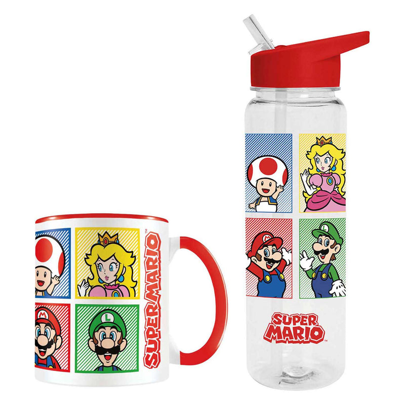 Load image into Gallery viewer, Super mario cadeauset - beker, mok en magneet