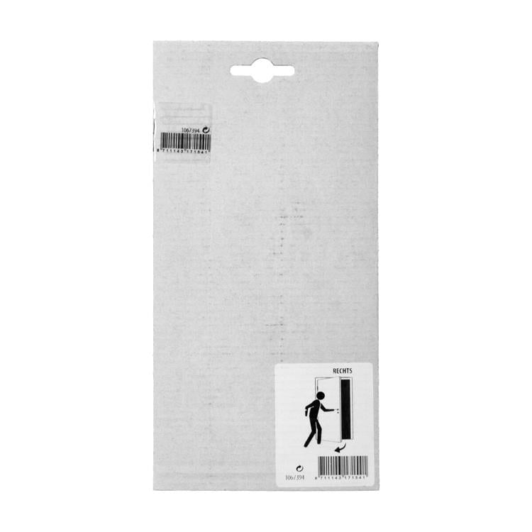 Cargue la imagen en el visor de la galería, Yale 1067394 - 3 paumellen inox mat zwart afger.hoek rechts 80x80mm | 4 stuks