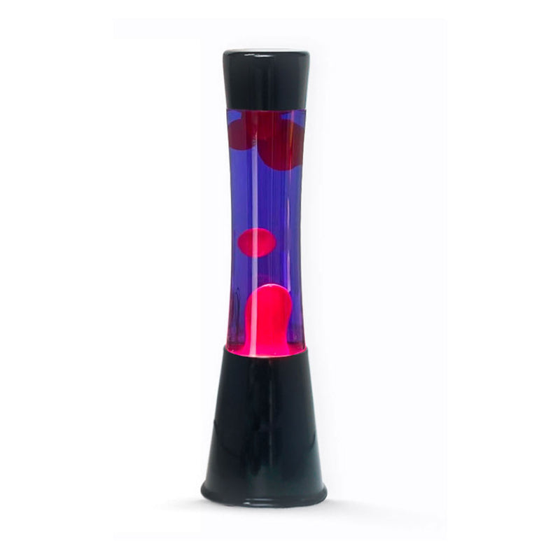 Load image into Gallery viewer, Itotal lavalamp zwart paars roze, 40cm