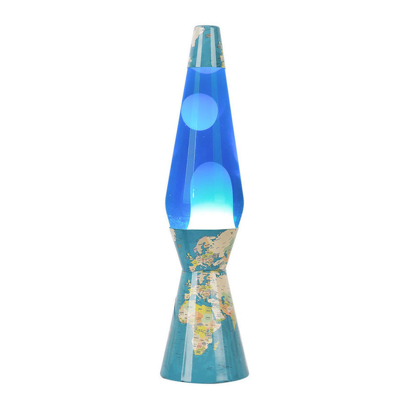 Load image into Gallery viewer, Itotal lavalamp wereldkaart, 40cm