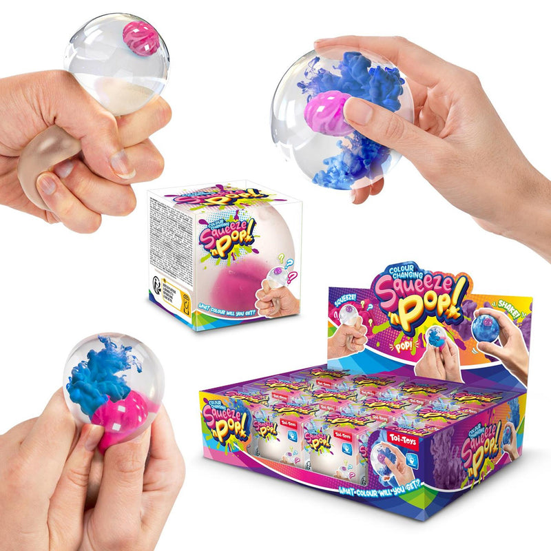 Chargez l'image dans la visionneuse de la galerie, Toi-toys toi toys fun knijpbal color surprise 6cm