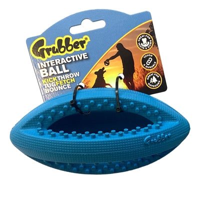 Load image into Gallery viewer, Happy pet grubber interactieve rugbybal mini assorti