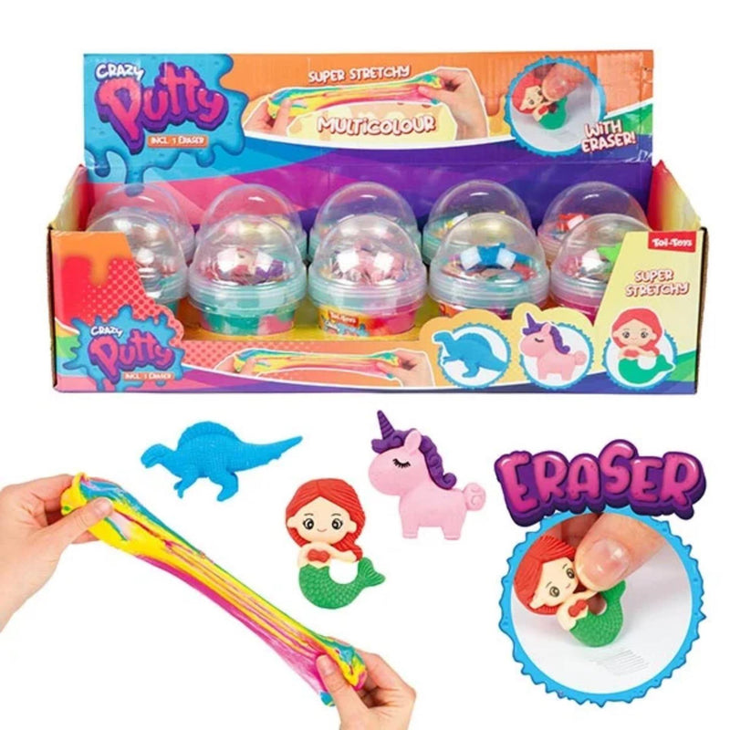 Load image into Gallery viewer, Toi-toys toi toys crazy putty slijm rainbow