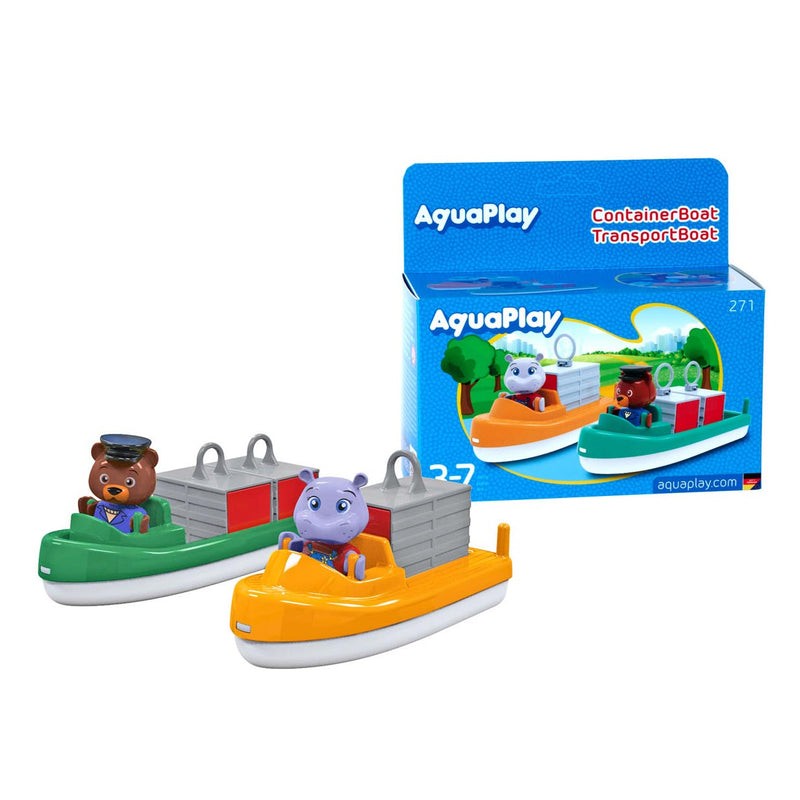 Afbeelding laden in galerijviewer, Aquaplay big - - container- transportboot - waterbaanaccessoires