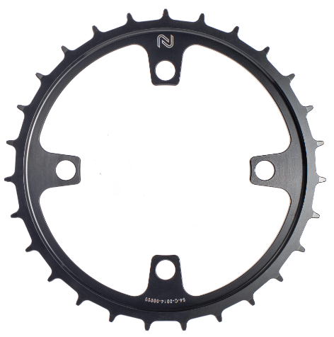 Load image into Gallery viewer, Kettingblad 46T Enduo Cargo 4-B 104-BCD Cl-45.5 53.0 - zwart