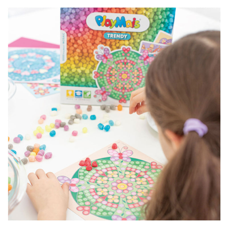 Load image into Gallery viewer, PlayMais Trendy Mosaic Mandala's (>3.000 Stukjes)