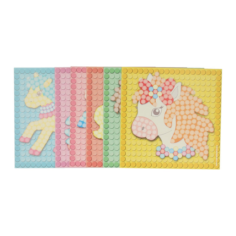 Load image into Gallery viewer, PlayMais Mosaic Kaarten Versieren Meisjes Set, 24st.