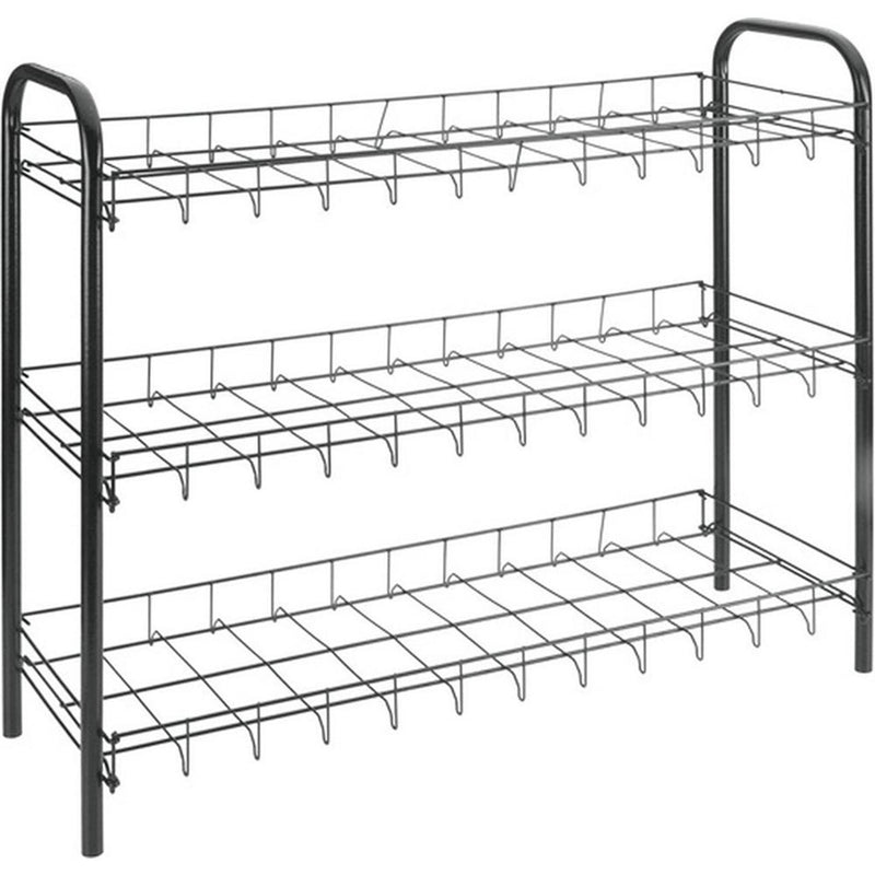 Load image into Gallery viewer, Metaltex shoe schoenenrek 3 etages 64x23x59 cm zwart