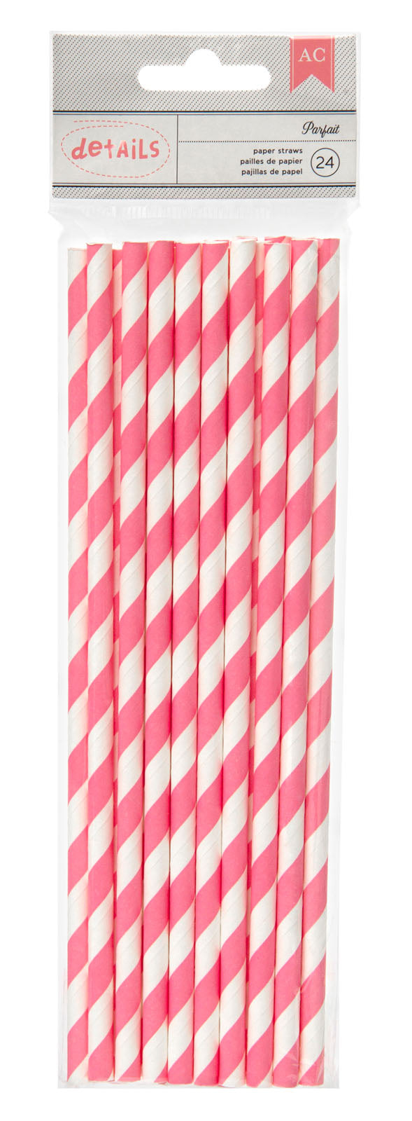 Load image into Gallery viewer, American crafts • paper straws 4 parfait stripe