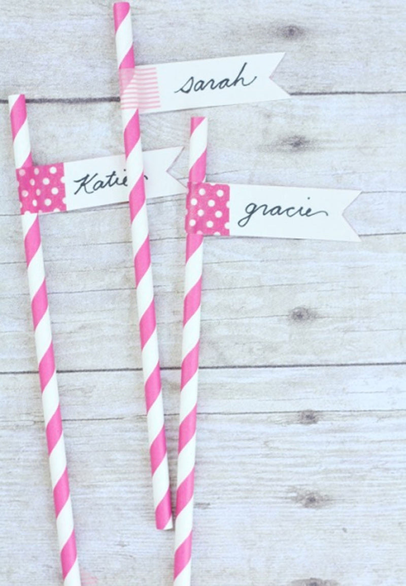 Load image into Gallery viewer, American crafts • paper straws 4 parfait stripe