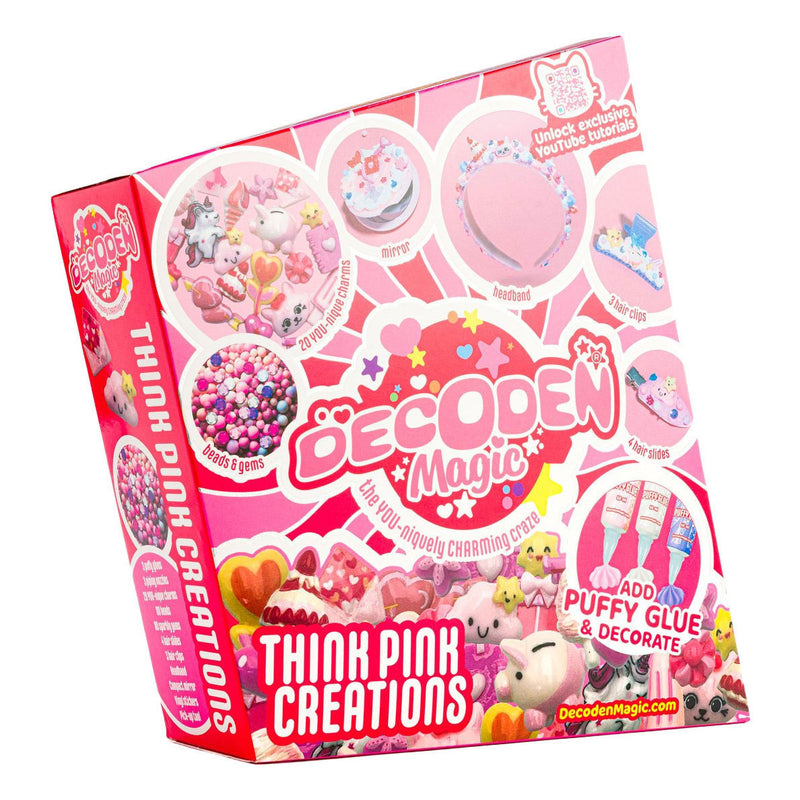 Afbeelding laden in galerijviewer, Gear2play decoden magic - deluxe: think pink creations puffylijm knutselpakket
