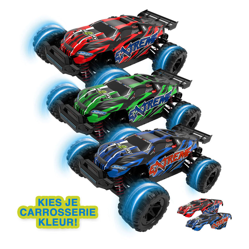 Chargez l'image dans la visionneuse de la galerie, Gear2play rc nitro racer terreinwagen 1:18 - incl. 2 oplaadbare batterijen - high speed 35 km u - all weather terreinbanden