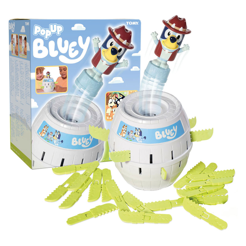Load image into Gallery viewer, Tomy pop up bluey in de ton kinderspel