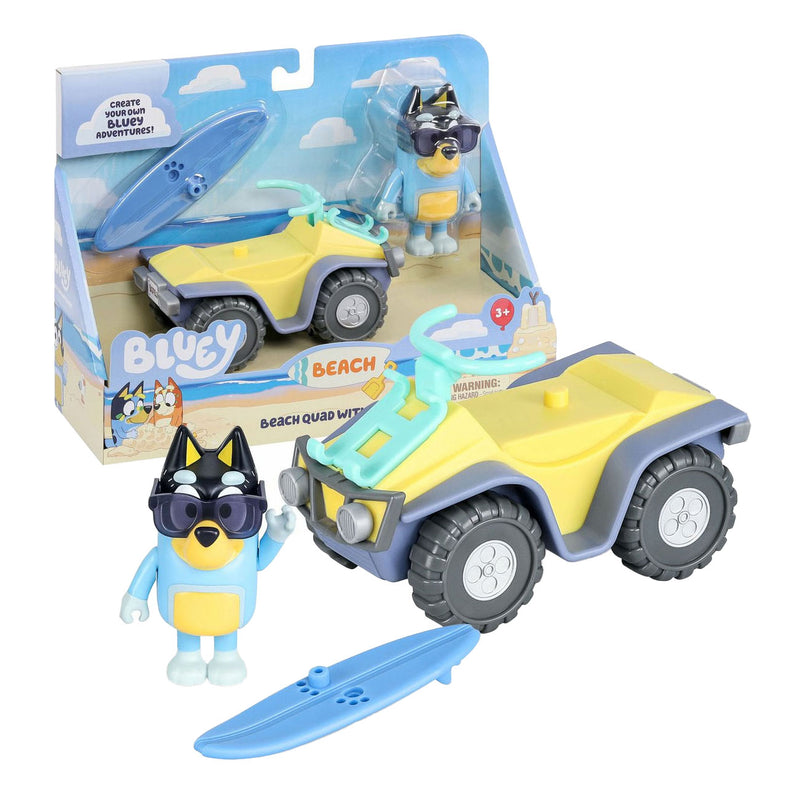 Load image into Gallery viewer, Moose toys bluey beach quad speelfiguur