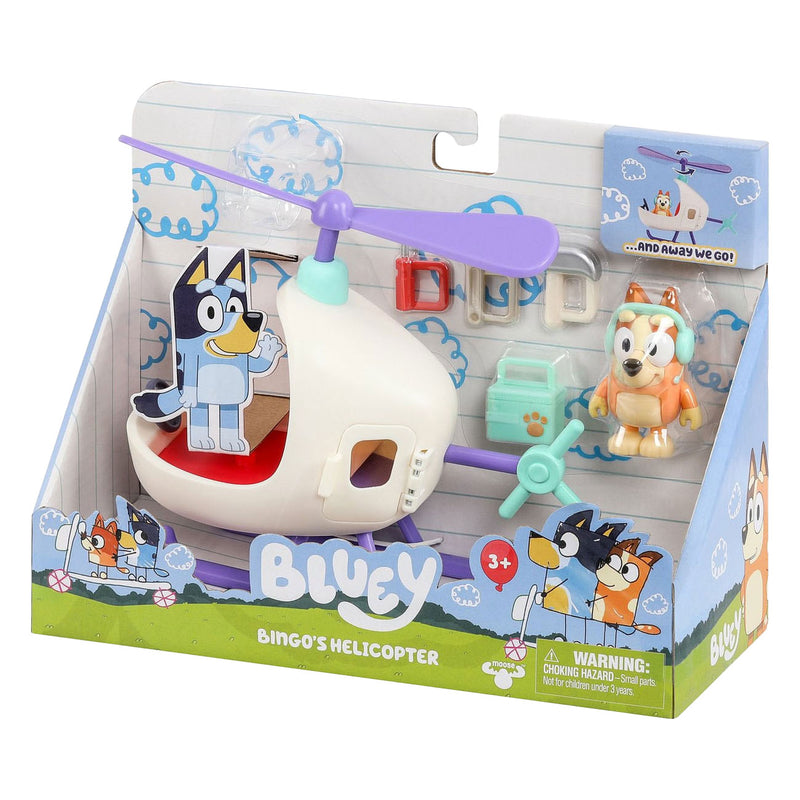Load image into Gallery viewer, Moose toys bluey helikopter bingo speelfiguur
