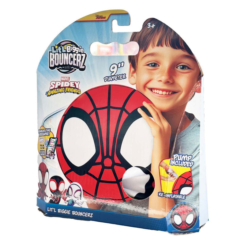 Load image into Gallery viewer, Spectron lit'l biggie bouncerz spiderman