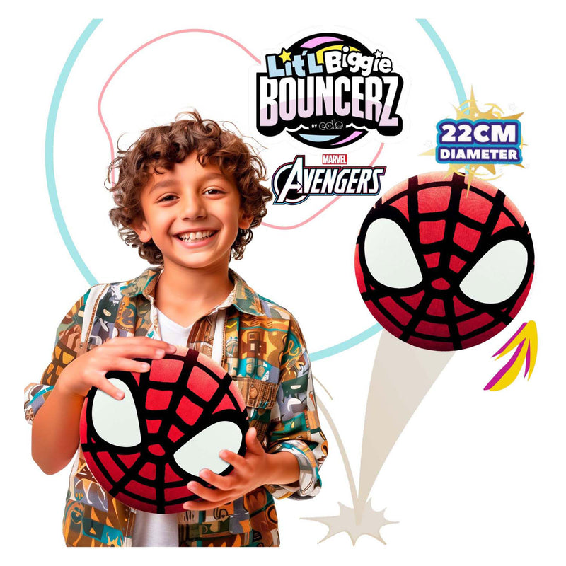 Afbeelding laden in galerijviewer, Gear2play lit'l biggie bouncerz spiderman - opblaasbare speelgoedbal