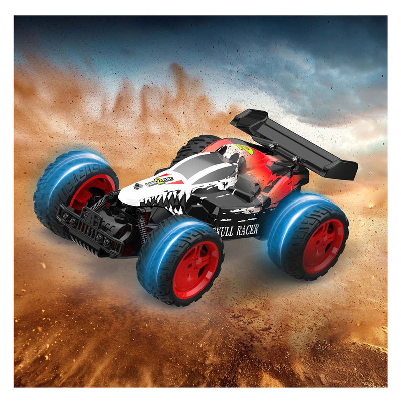 Afbeelding laden in galerijviewer, Gear2play rc skull racer bestuurbare auto 1:10