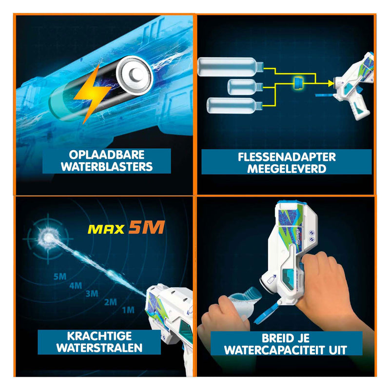 Load image into Gallery viewer, Silverlit hydro mad - mini waterpistolen 2-pack