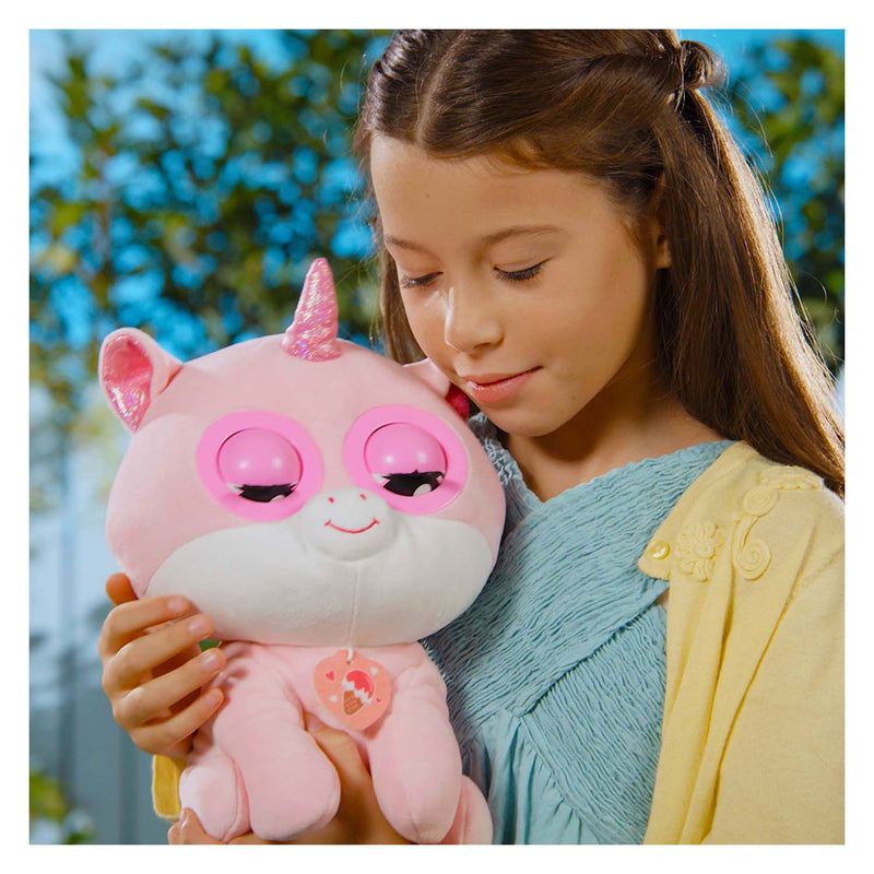 Afbeelding laden in galerijviewer, Silverlit winksies strawberry unicorn - interactieve knuffel in een ijsbeker