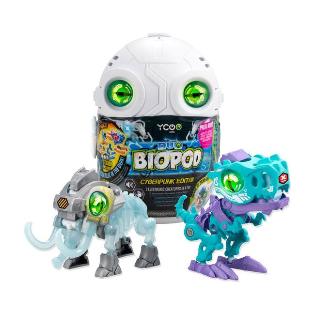 Load image into Gallery viewer, Silverlit Biopod Duo Cyberpunk Dino