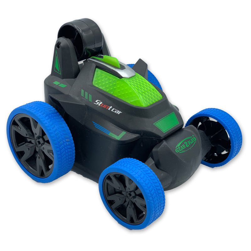 Afbeelding laden in galerijviewer, Gear2play rc stunt roll stuntauto blauw - bestuurbare auto