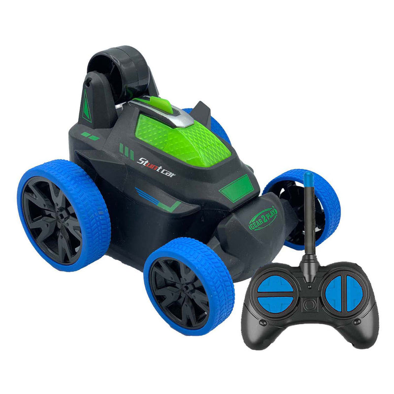 Load image into Gallery viewer, Gear2play rc stunt roll bestuurbare auto blauw