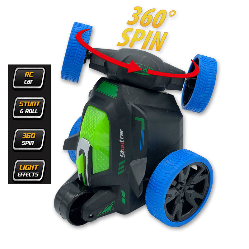 Afbeelding laden in galerijviewer, Gear2play rc stunt roll stuntauto blauw - bestuurbare auto