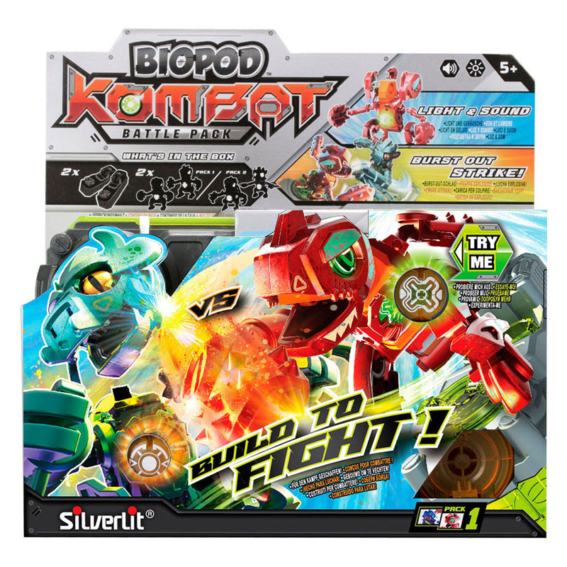 Load image into Gallery viewer, Silverlit biopod kombat duo pack