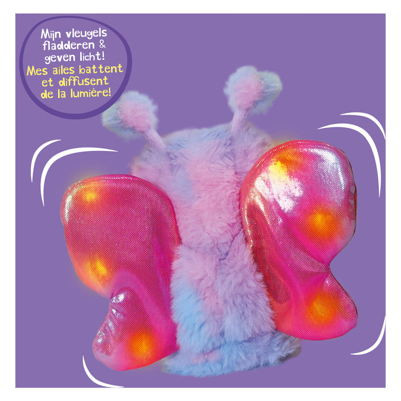 Load image into Gallery viewer, Curlimals Flutter Wonders Pink Interactieve Knuffel