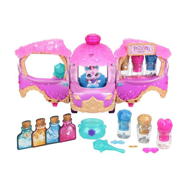 Load image into Gallery viewer, Moose toys magic mixies mixlings verzamelketels magische toverdrank voertuig crystal woords serie 3
