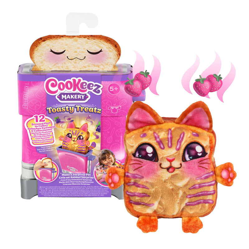 Load image into Gallery viewer, Moose toys cookeez makery toasty treatz - maak een verrassings pluchen dier