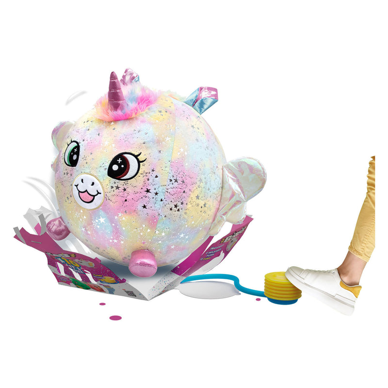Load image into Gallery viewer, Moose toys biggies eenhoorn regenboog opblaasbare knuffel