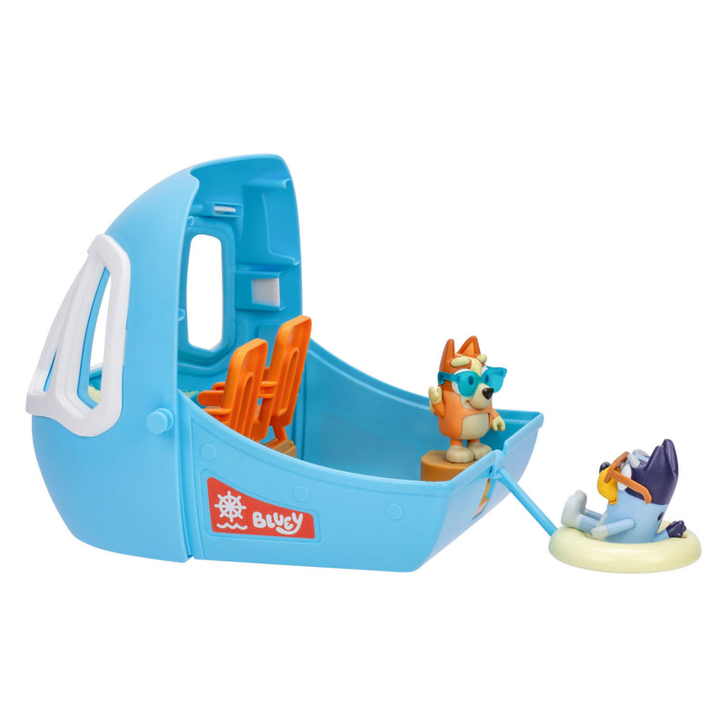 Afbeelding laden in galerijviewer, Moose toys bluey 3in1 vliegtuig met 2 speelfiguren