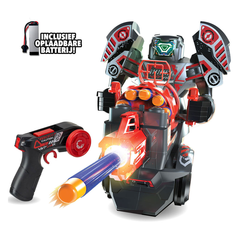 Afbeelding laden in galerijviewer, Silverlit robo rapidfire schietende robot