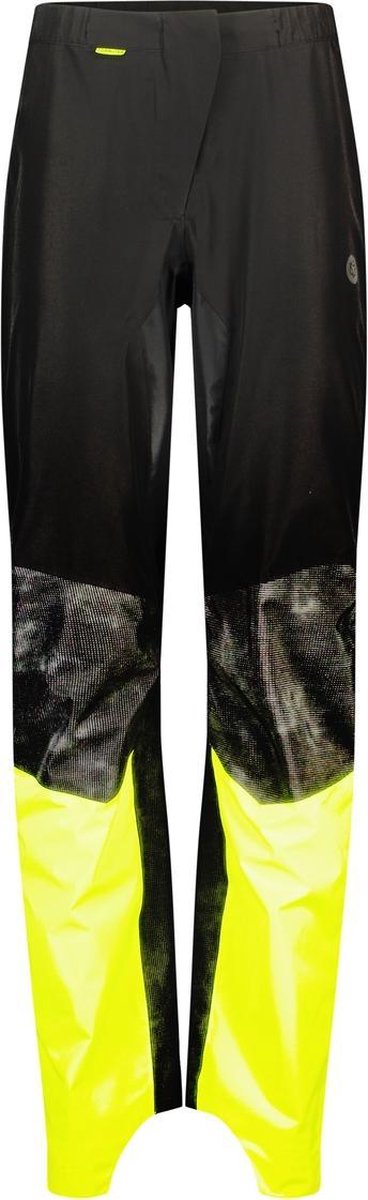 Afbeelding laden in galerijviewer, Agu tech regenbroek commuter heren hi-vis reflectie hi vis zwart