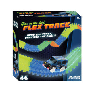 Chargez l'image dans la visionneuse de la galerie, Racebaan glow track 120 delig 3,5 meter | 2 stuks